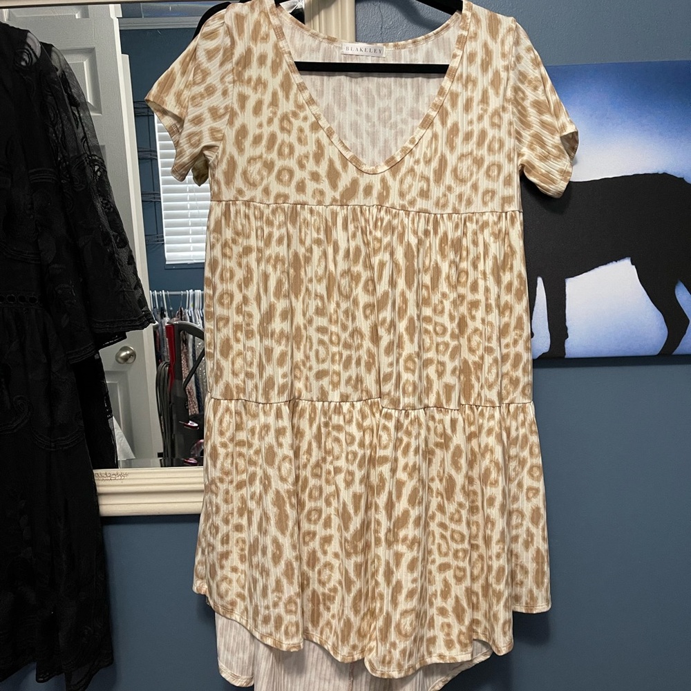 Boutique Cheetah Print Dress